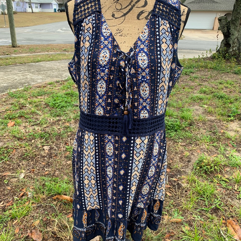 Blue dress